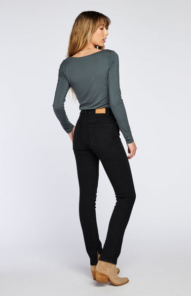 Gentle fawn Iris Ecovera Long Sleeve Top in Spruce