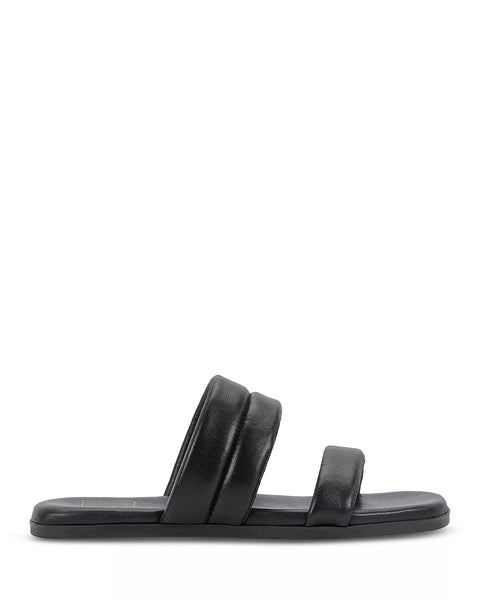 Dolce Vita Adore Italian made Low Slide in black leather