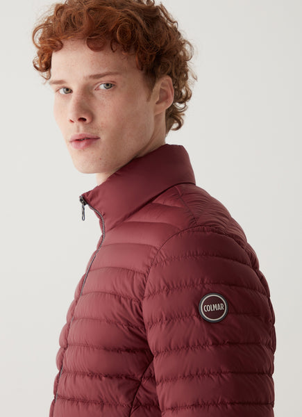 COLMAR Opaque Autumn Down Jacket with Padded Collar - Brownie