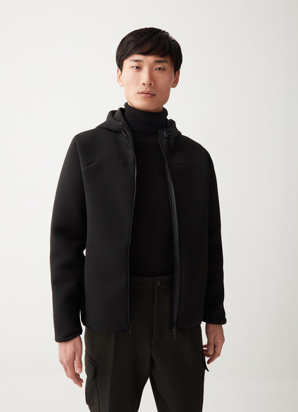 COLMAR Full-Zip Scuba-Effect Hoody - Black