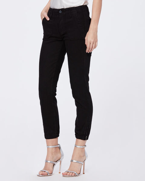 Paige Mayslie Jogger in Black Overdye