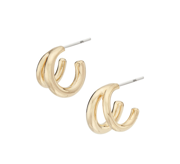 SOKO Dogo Huggie Hoop Earring in Gold