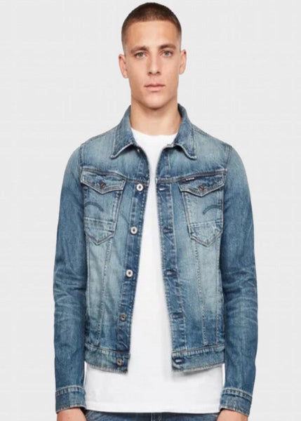 G-STAR Arc 3D Slim Jacket - Antic Faded Royal Blue