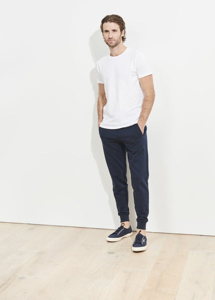Patrick Assaraf Pima Cotton Stretch S/S Crew - White