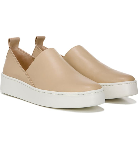 Vince Saxon Leather Slip-on Sneaker