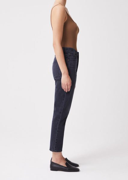 AGOLDE Riley High Rise Straight Crop Jean in Edit