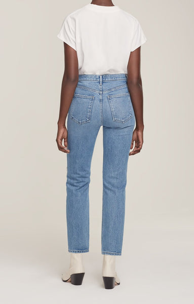 AGOLDE Wilder MidRise Straight Jean in Whiplash