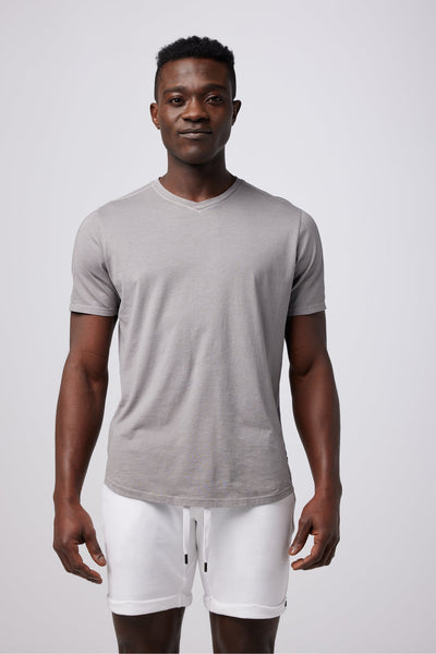 Good Man Brand SS Hi Vee Tee Premium Soft Jersey - Frost Grey