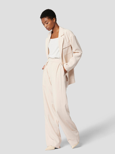 EQUIPMENT Aria Relaxed Jacket in Shifting Sand