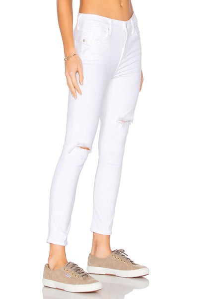 AGoldE Sophie Shoreline Destruct in White