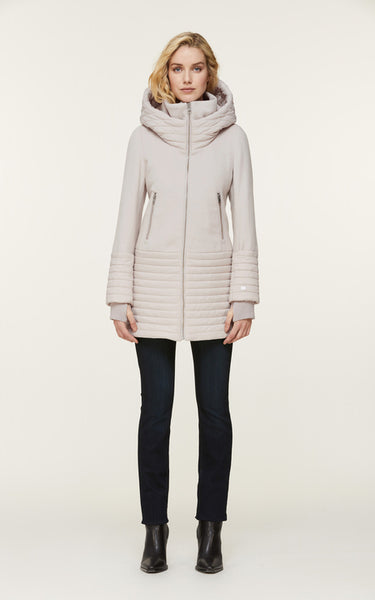 Soia&Kyo Avery-N Mixed Media Coat