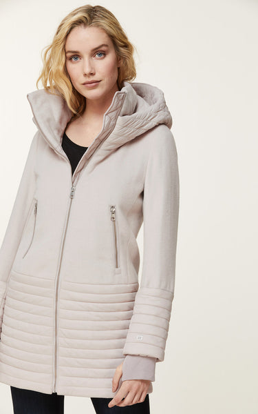Soia&Kyo Avery-N Mixed Media Coat
