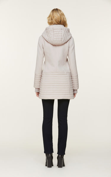 Soia&Kyo Avery-N Mixed Media Coat