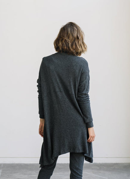 Velvet Adonia Cozy Lux Cardi in Anthracite