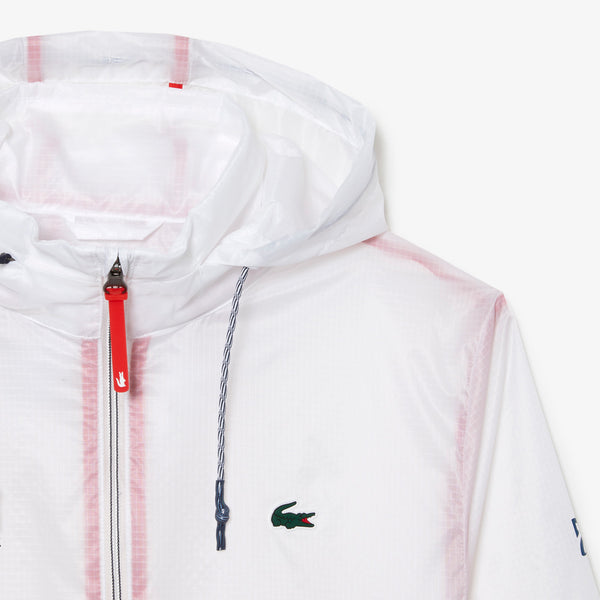 Lacoste Novak Djokovic Zip Jacket - White