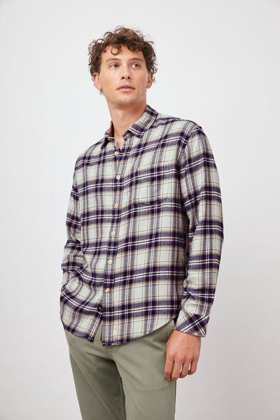 Rails Men's Brushed Lennox L/S - Sycamore Camp