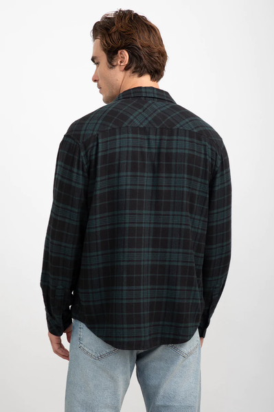 Rails Men's Lennox L/S - Emerald Shadow