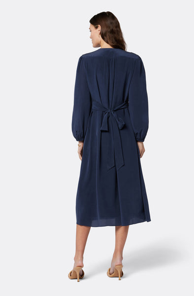 Joie Kaz v neck dress in Navy Blazer