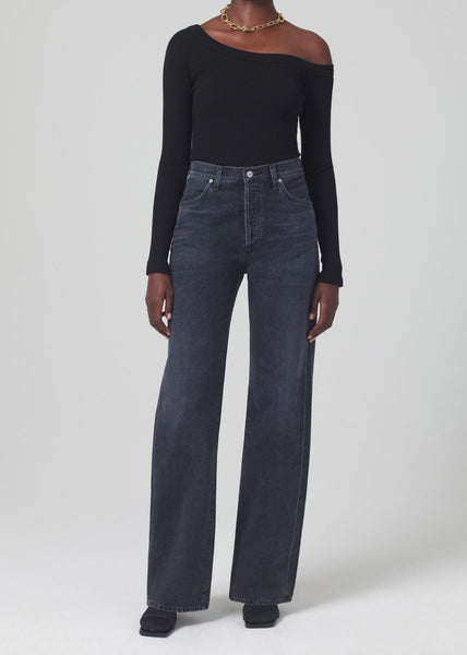 Citizens of Humanity Wren One Shoulder Top in Black