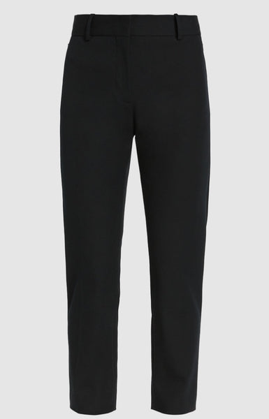 FRAME Le Crop Cigarette Trouser in Noir