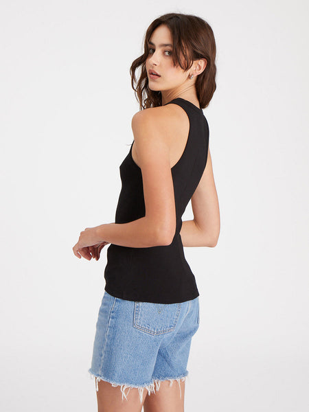 Sanctuary Perfect Rib Tank in Black