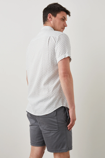 Rails Men's Carson S/S Shirt - Diamond Geo Cream