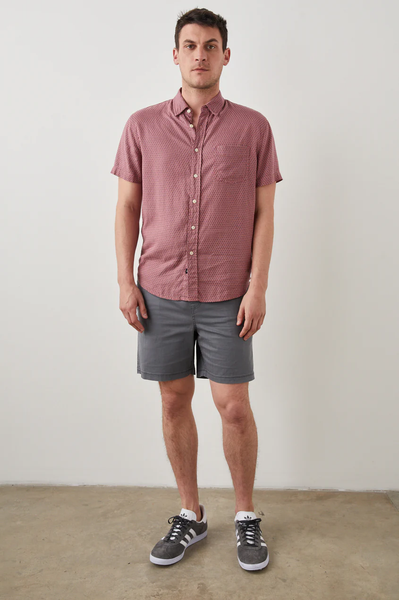 Rails Men's Carson S/S Shirt - Fresco Navy Blaze