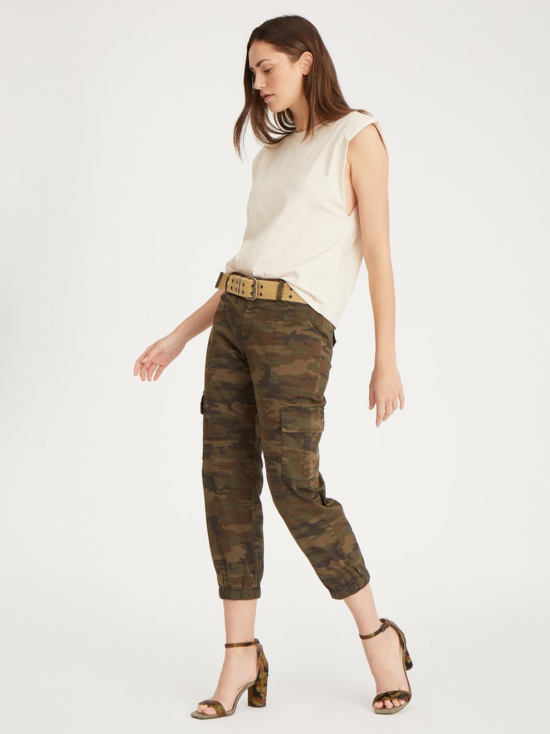 Sanctuary store camo joggers