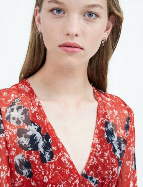 IRO Vera Dress - Red/Black