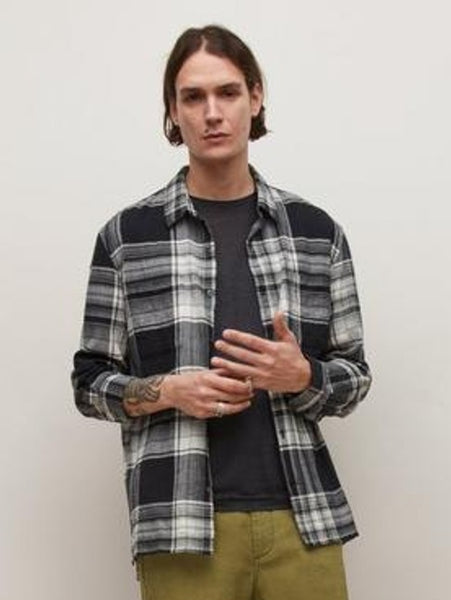 John Varvatos Cole Regular Fit LS Shirt - Black