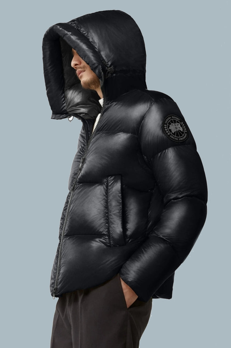 Canada Goose Men's Crofton Puffer Black Label- Black