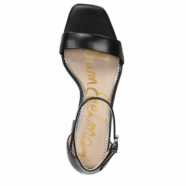 Sam Edelman Daniella block heel sandal in Black Leather