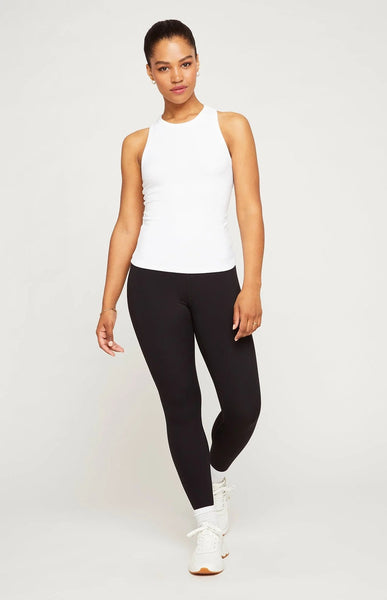Gentle Fawn Celinne High Neck Tank Top in White