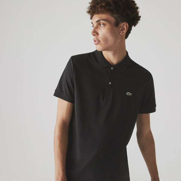 Lacoste Regular Fit Pima Cotton Polo - Black