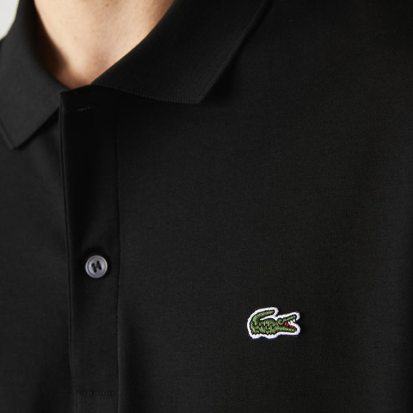Lacoste Regular Fit Pima Cotton Polo - Black