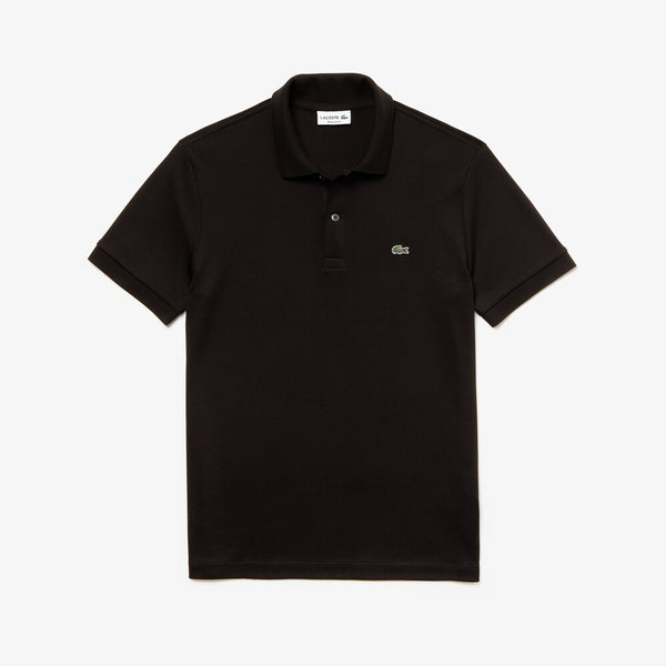 Lacoste Regular Fit Pima Cotton Polo - Black
