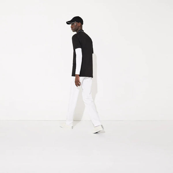 Lacoste SPORT Superdry Stretch Polo - Black/White