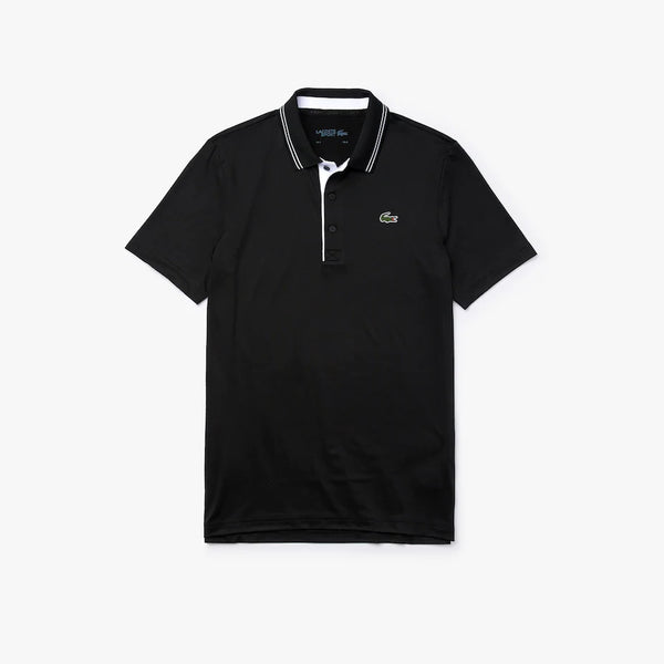 Lacoste SPORT Superdry Stretch Polo - Black/White