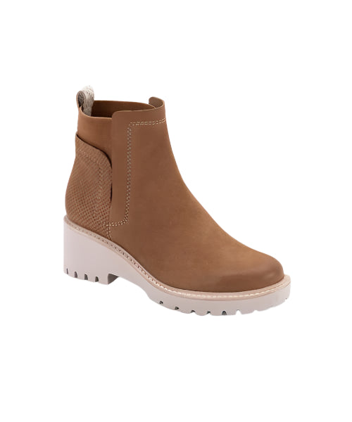 Dolce Vita Huey Booties in Whiskey Nubuck