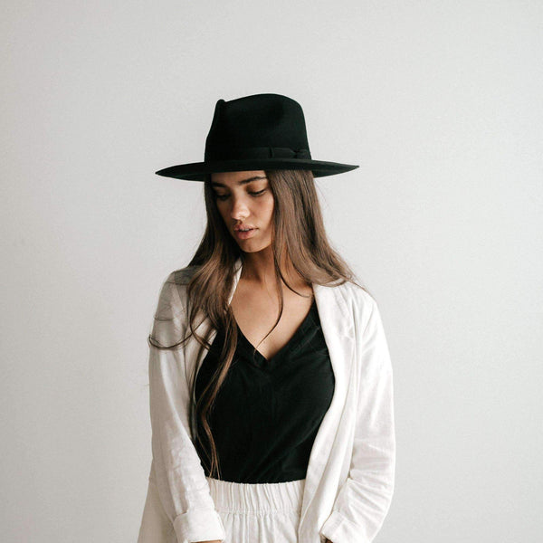 Gigi Pip Monroe Rancher hat in Black