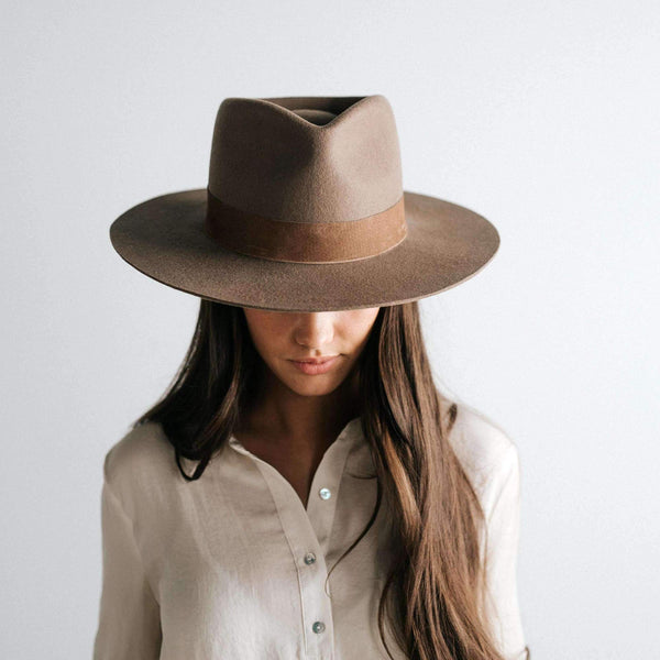 Gigi Pip Miller Fedora in Brown