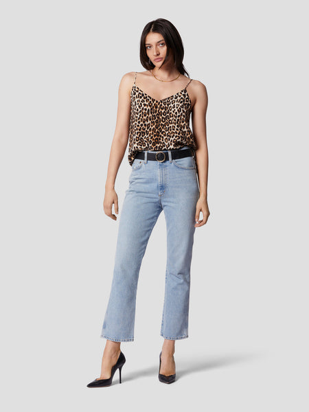 EQUIPMENT Layla leopard-print cami in natural