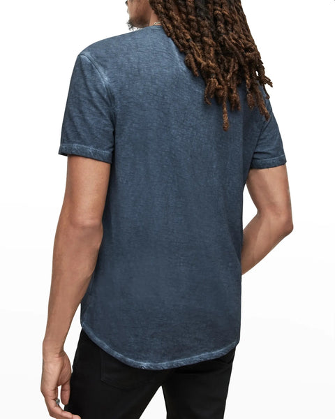 John Varvatos Elgin Grommet SS Henley - Indigo