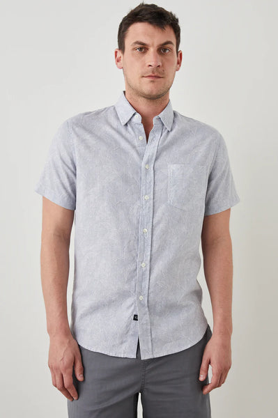 Rails Men's Fairfax S/S Shirt - Amazon Sun Blue