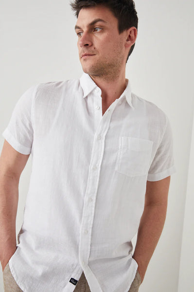 Rails Men's Fairfax S/S Shirt - White