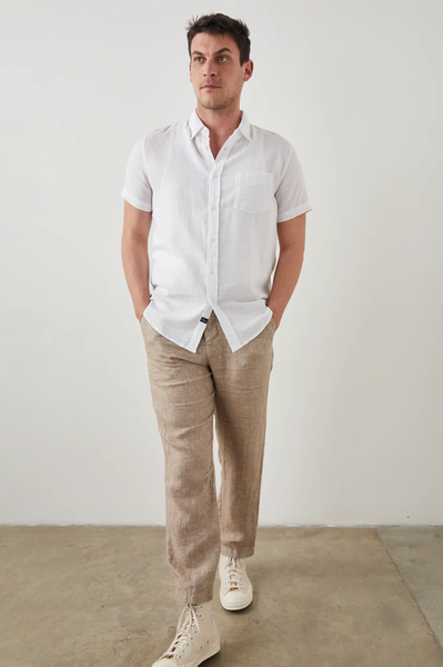 Rails Men's Fairfax S/S Shirt - White