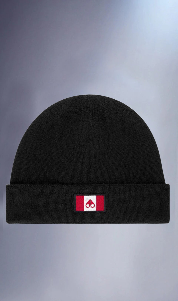 Moose Knuckles Ferris Beanie - Black – manhattan casuals