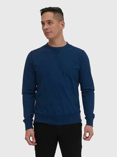 Good Man Brand Flex Pro Jersey Crew Sweatshirt - Sea