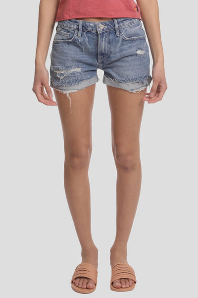 FRAME Le Grand Garcon Short in Montgrove Rips
