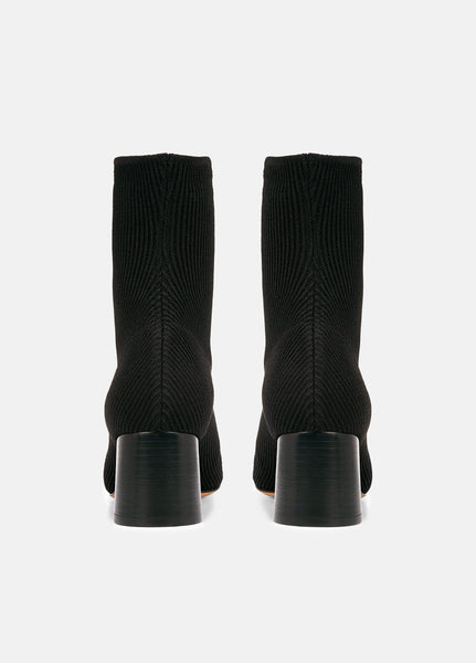 Vince Tasha Knit Ankle Boot - Black